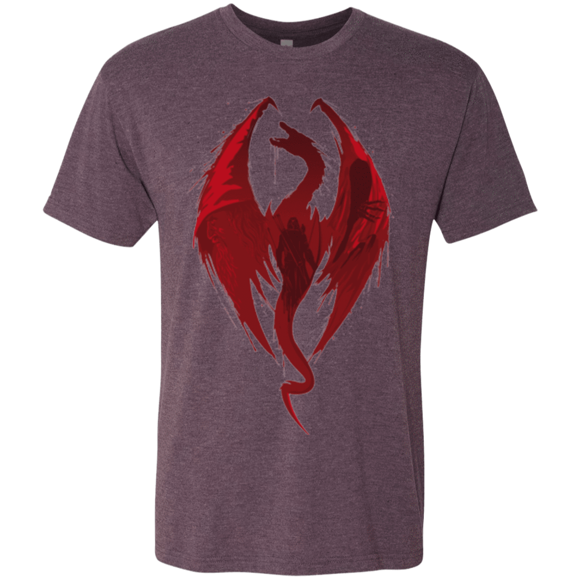 T-Shirts Vintage Purple / Small Smaug's Bane Men's Triblend T-Shirt