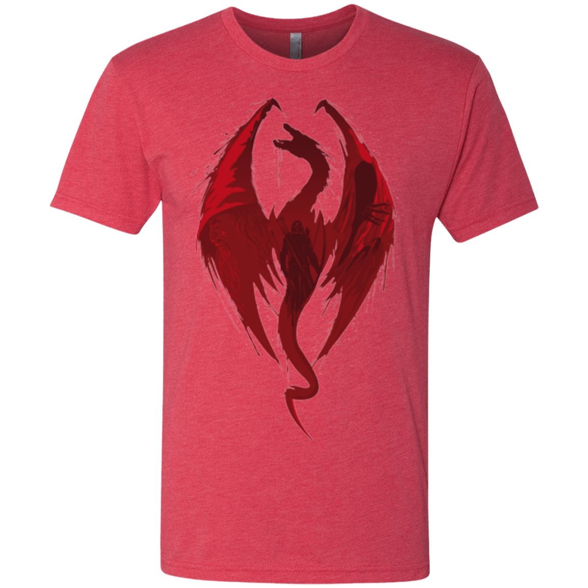 T-Shirts Vintage Red / Small Smaug's Bane Men's Triblend T-Shirt