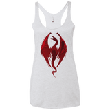 T-Shirts Heather White / X-Small Smaug's Bane Women's Triblend Racerback Tank