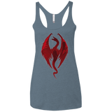 T-Shirts Indigo / X-Small Smaug's Bane Women's Triblend Racerback Tank