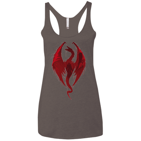 T-Shirts Macchiato / X-Small Smaug's Bane Women's Triblend Racerback Tank