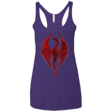 T-Shirts Purple / X-Small Smaug's Bane Women's Triblend Racerback Tank