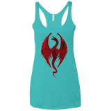 T-Shirts Tahiti Blue / X-Small Smaug's Bane Women's Triblend Racerback Tank
