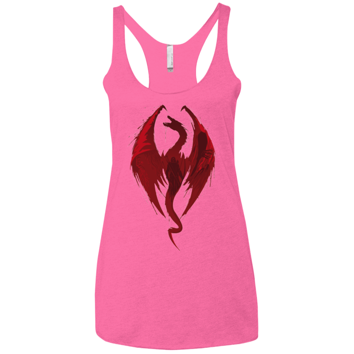 T-Shirts Vintage Pink / X-Small Smaug's Bane Women's Triblend Racerback Tank