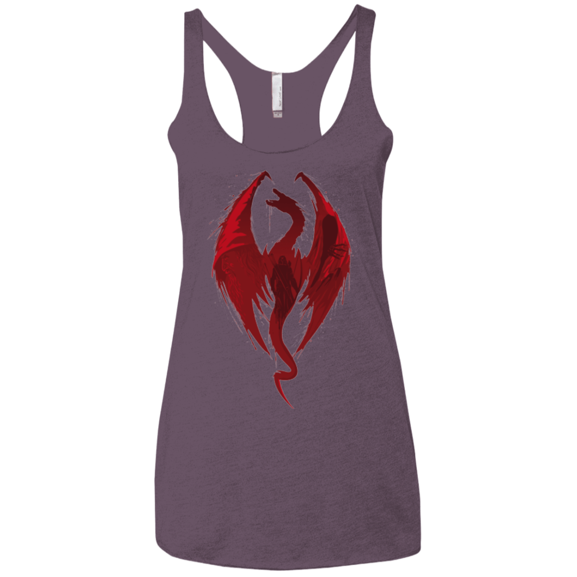 T-Shirts Vintage Purple / X-Small Smaug's Bane Women's Triblend Racerback Tank