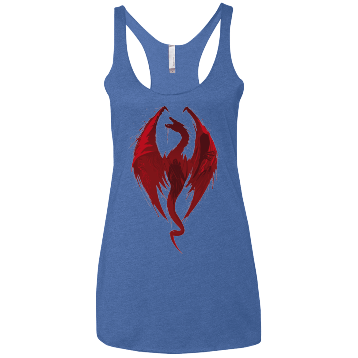 T-Shirts Vintage Royal / X-Small Smaug's Bane Women's Triblend Racerback Tank