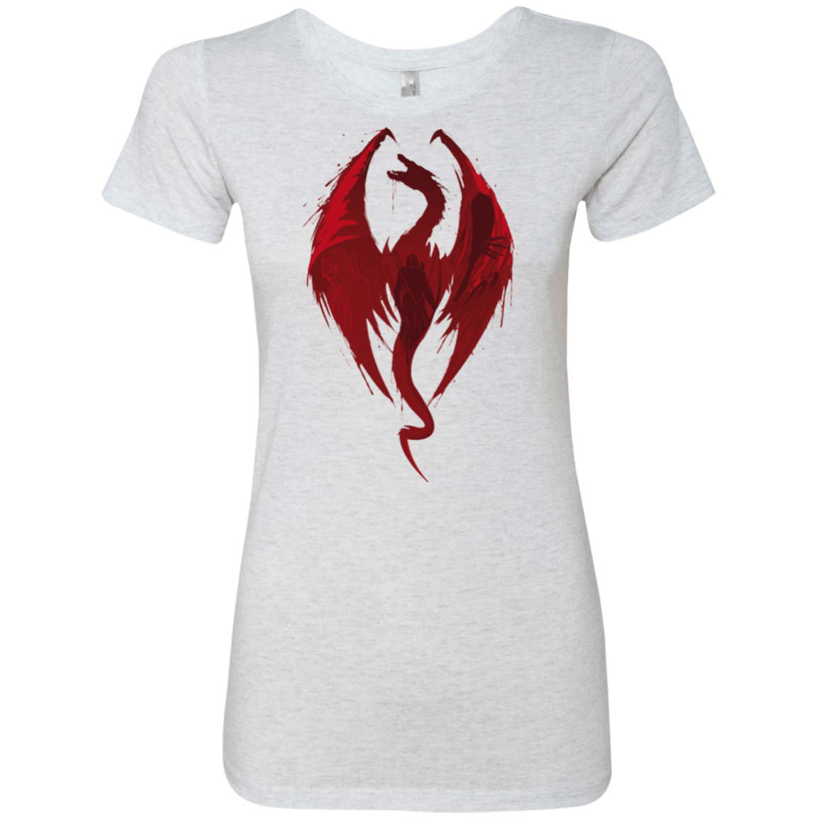 T-Shirts Heather White / Small Smaug's Bane Women's Triblend T-Shirt