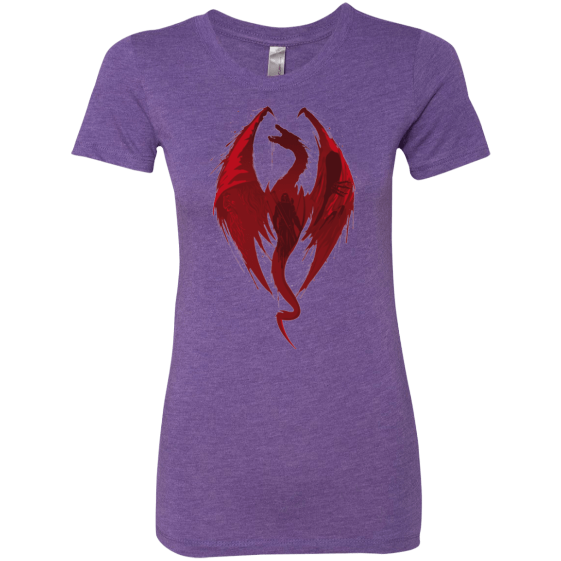 T-Shirts Purple Rush / Small Smaug's Bane Women's Triblend T-Shirt