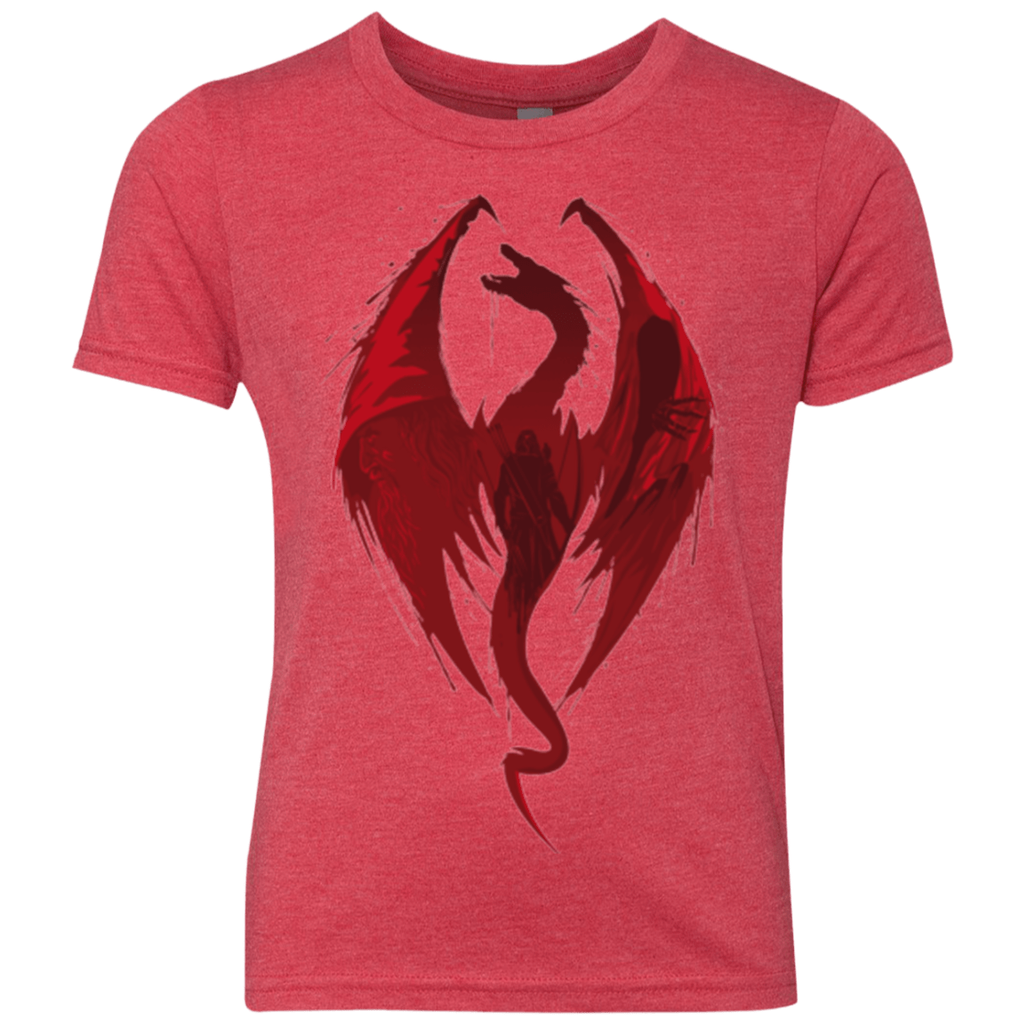 T-Shirts Vintage Red / YXS Smaug's Bane Youth Triblend T-Shirt