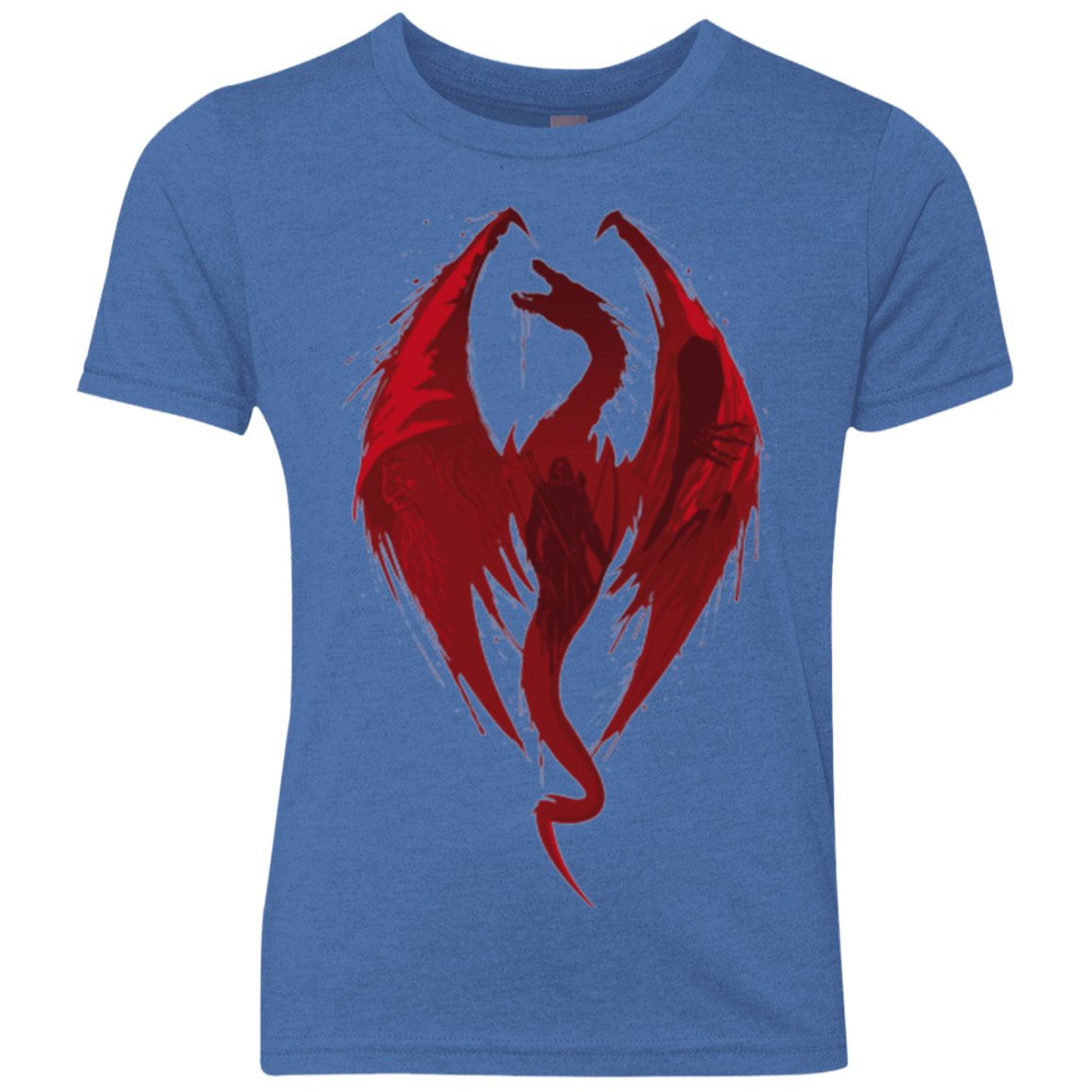T-Shirts Vintage Royal / YXS Smaug's Bane Youth Triblend T-Shirt