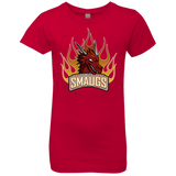 T-Shirts Red / YXS Smaugs Girls Premium T-Shirt