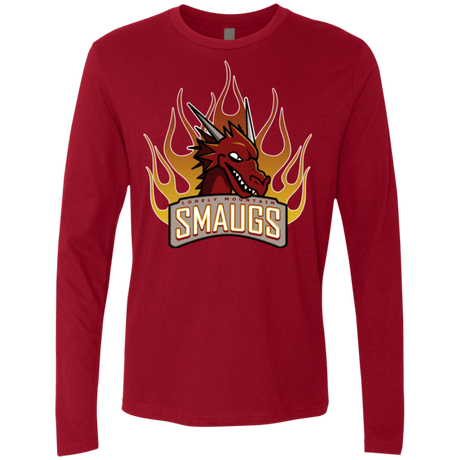 T-Shirts Cardinal / Small Smaugs Men's Premium Long Sleeve