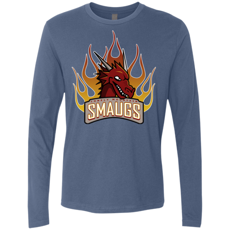 T-Shirts Indigo / Small Smaugs Men's Premium Long Sleeve