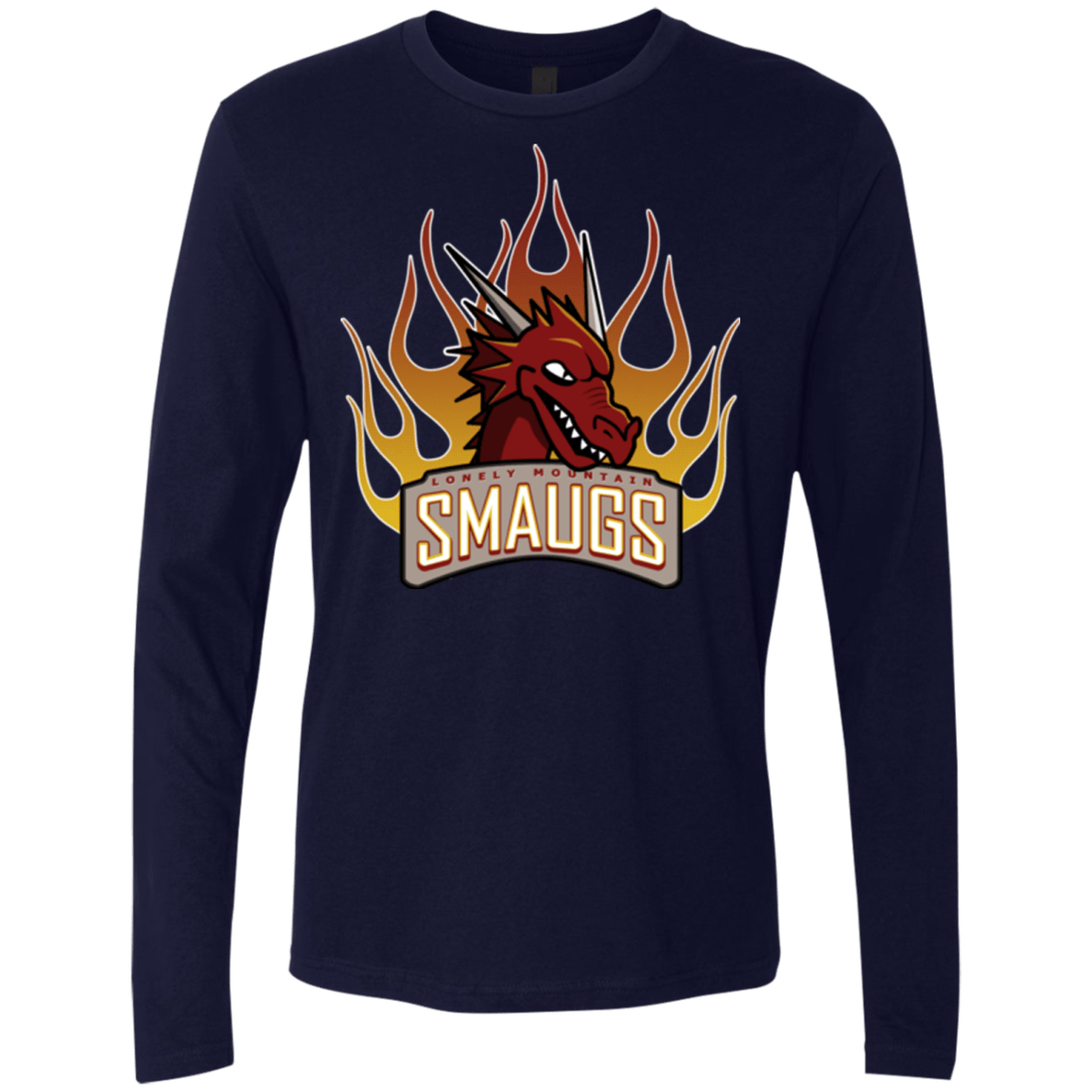 T-Shirts Midnight Navy / Small Smaugs Men's Premium Long Sleeve
