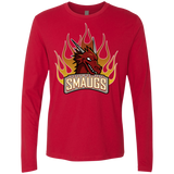 T-Shirts Red / Small Smaugs Men's Premium Long Sleeve