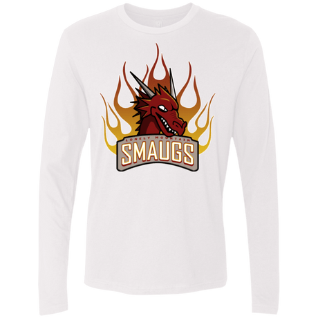T-Shirts White / Small Smaugs Men's Premium Long Sleeve