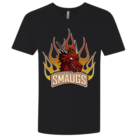 T-Shirts Black / X-Small Smaugs Men's Premium V-Neck