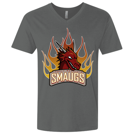 T-Shirts Heavy Metal / X-Small Smaugs Men's Premium V-Neck