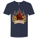 T-Shirts Midnight Navy / X-Small Smaugs Men's Premium V-Neck