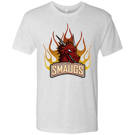 T-Shirts Heather White / Small Smaugs Men's Triblend T-Shirt