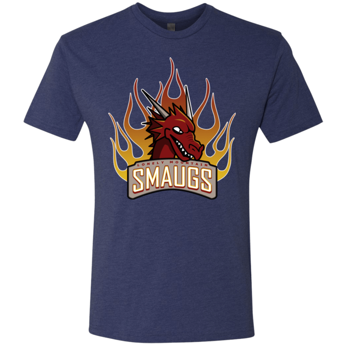 T-Shirts Vintage Navy / Small Smaugs Men's Triblend T-Shirt