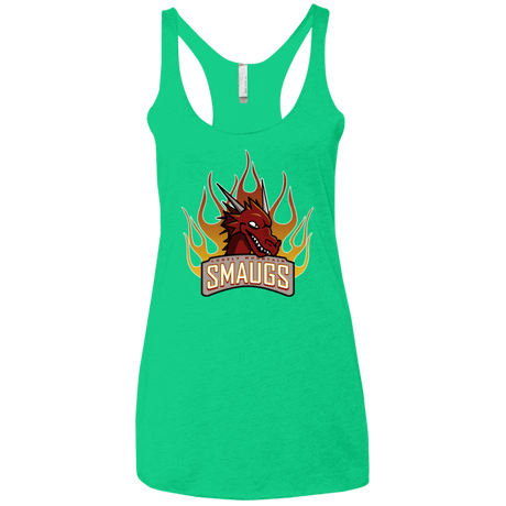 T-Shirts Envy / X-Small Smaugs Women's Triblend Racerback Tank