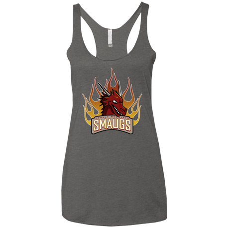 T-Shirts Premium Heather / X-Small Smaugs Women's Triblend Racerback Tank