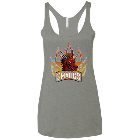 T-Shirts Venetian Grey / X-Small Smaugs Women's Triblend Racerback Tank