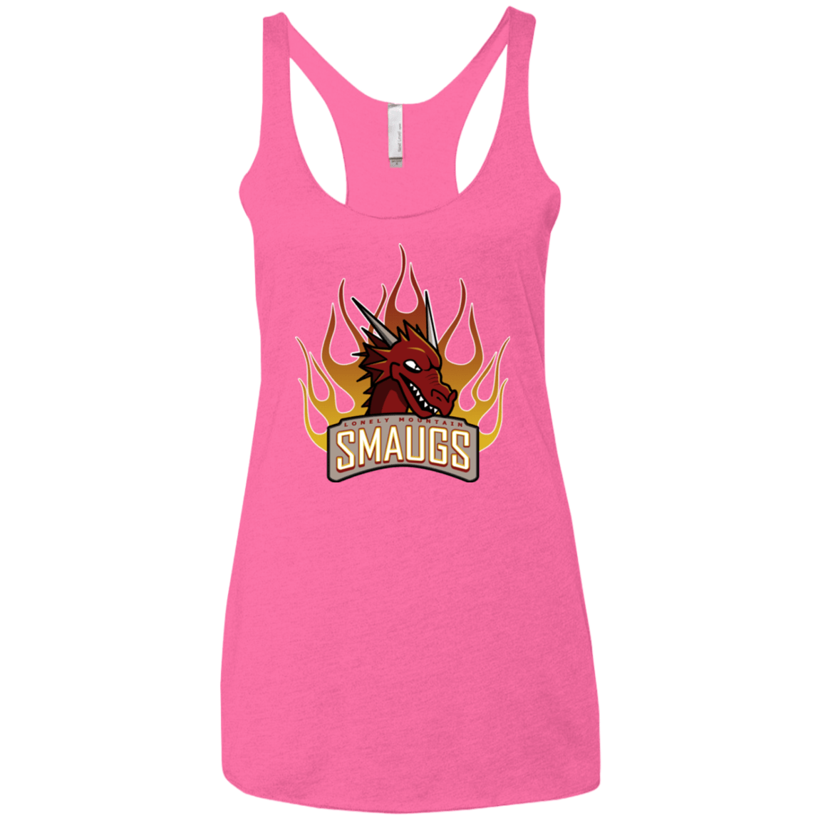 T-Shirts Vintage Pink / X-Small Smaugs Women's Triblend Racerback Tank