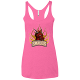 T-Shirts Vintage Pink / X-Small Smaugs Women's Triblend Racerback Tank
