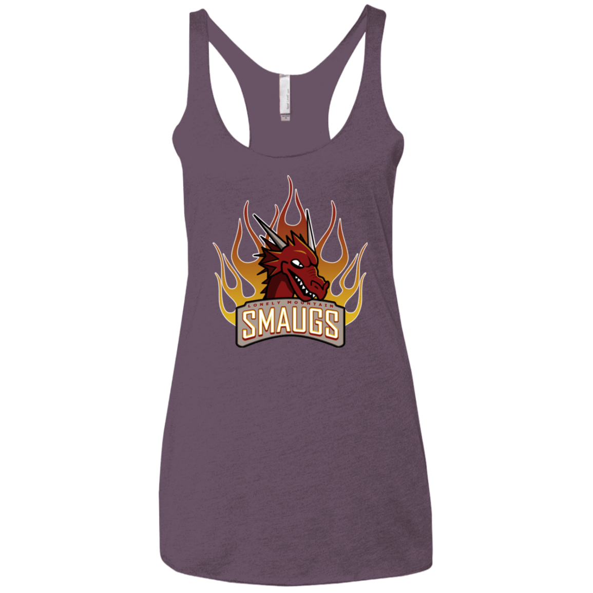 T-Shirts Vintage Purple / X-Small Smaugs Women's Triblend Racerback Tank