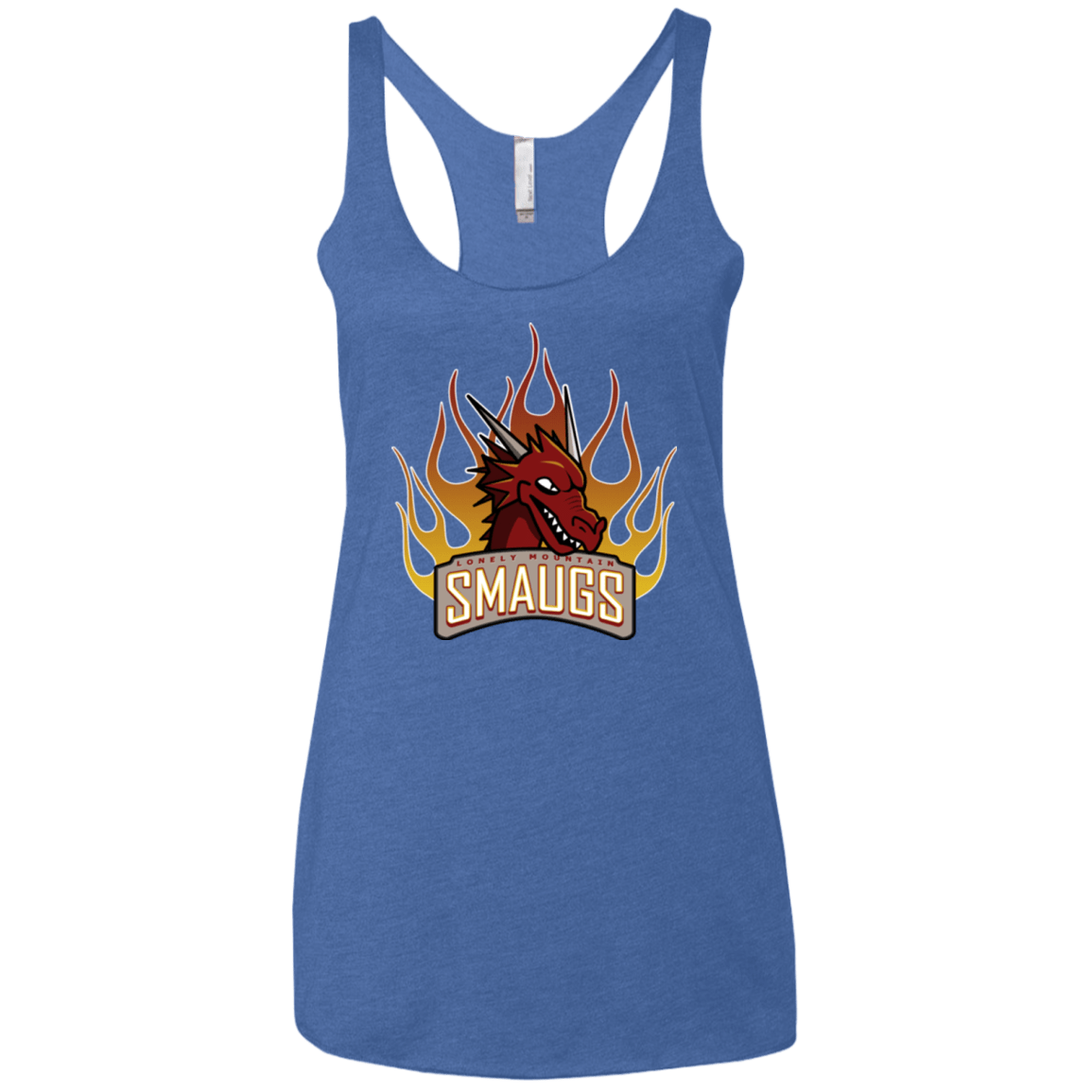 T-Shirts Vintage Royal / X-Small Smaugs Women's Triblend Racerback Tank