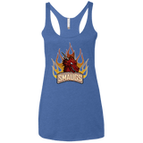 T-Shirts Vintage Royal / X-Small Smaugs Women's Triblend Racerback Tank