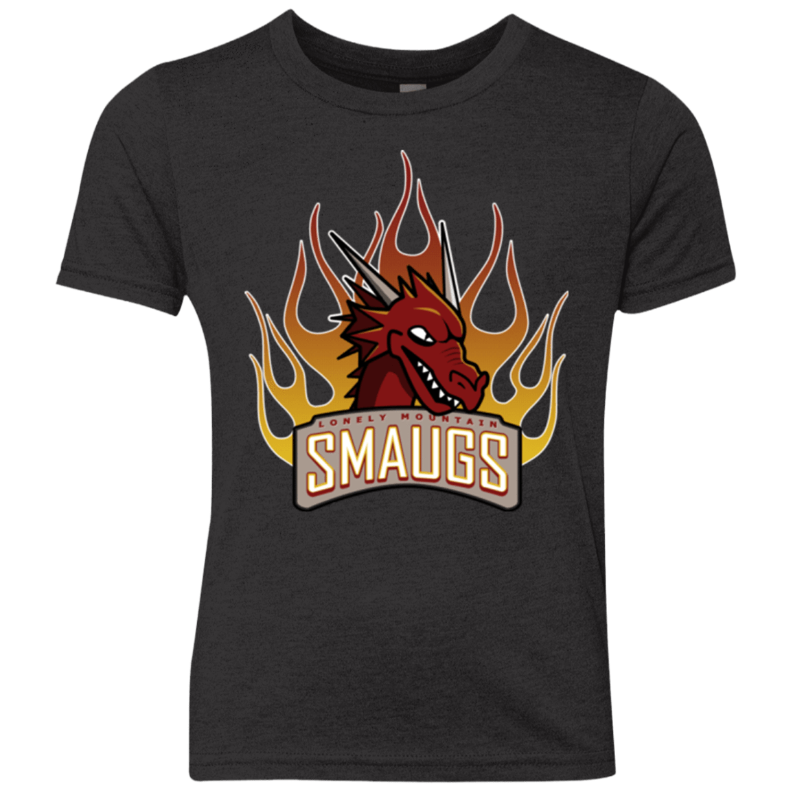 T-Shirts Vintage Black / YXS Smaugs Youth Triblend T-Shirt