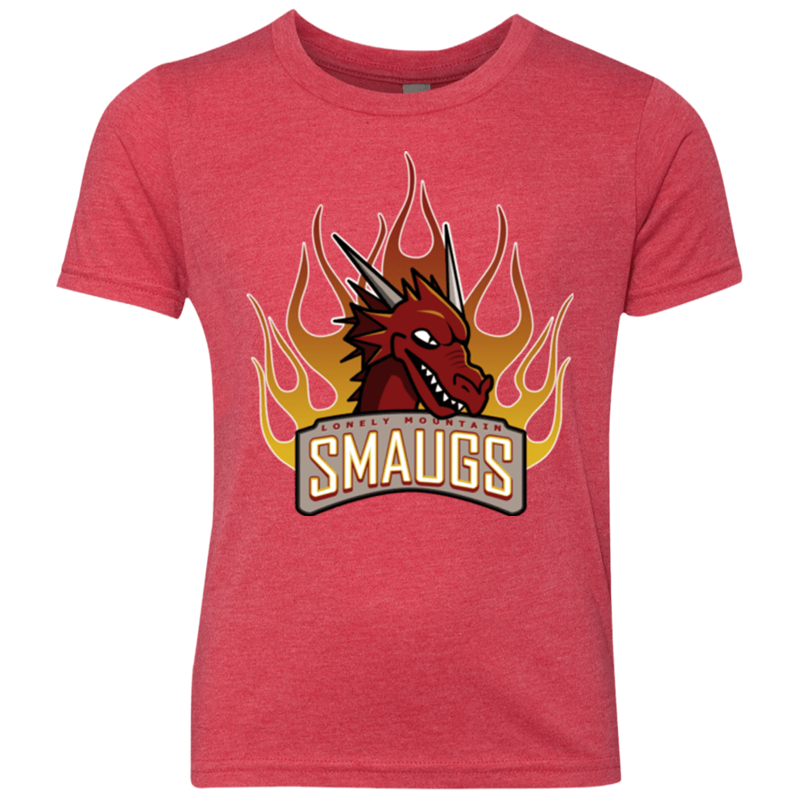 T-Shirts Vintage Red / YXS Smaugs Youth Triblend T-Shirt