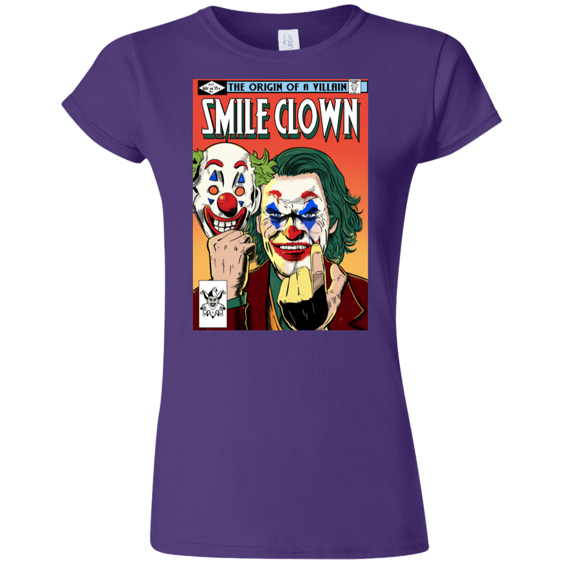 T-Shirts Purple / S Smile Clown Junior Slimmer-Fit T-Shirt