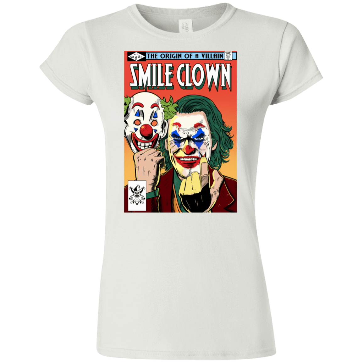 T-Shirts White / S Smile Clown Junior Slimmer-Fit T-Shirt
