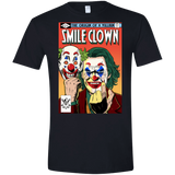 T-Shirts Black / S Smile Clown Men's Semi-Fitted Softstyle