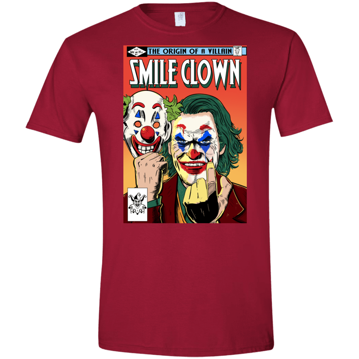 T-Shirts Cardinal Red / S Smile Clown Men's Semi-Fitted Softstyle