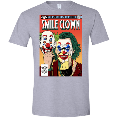 T-Shirts Sport Grey / X-Small Smile Clown Men's Semi-Fitted Softstyle
