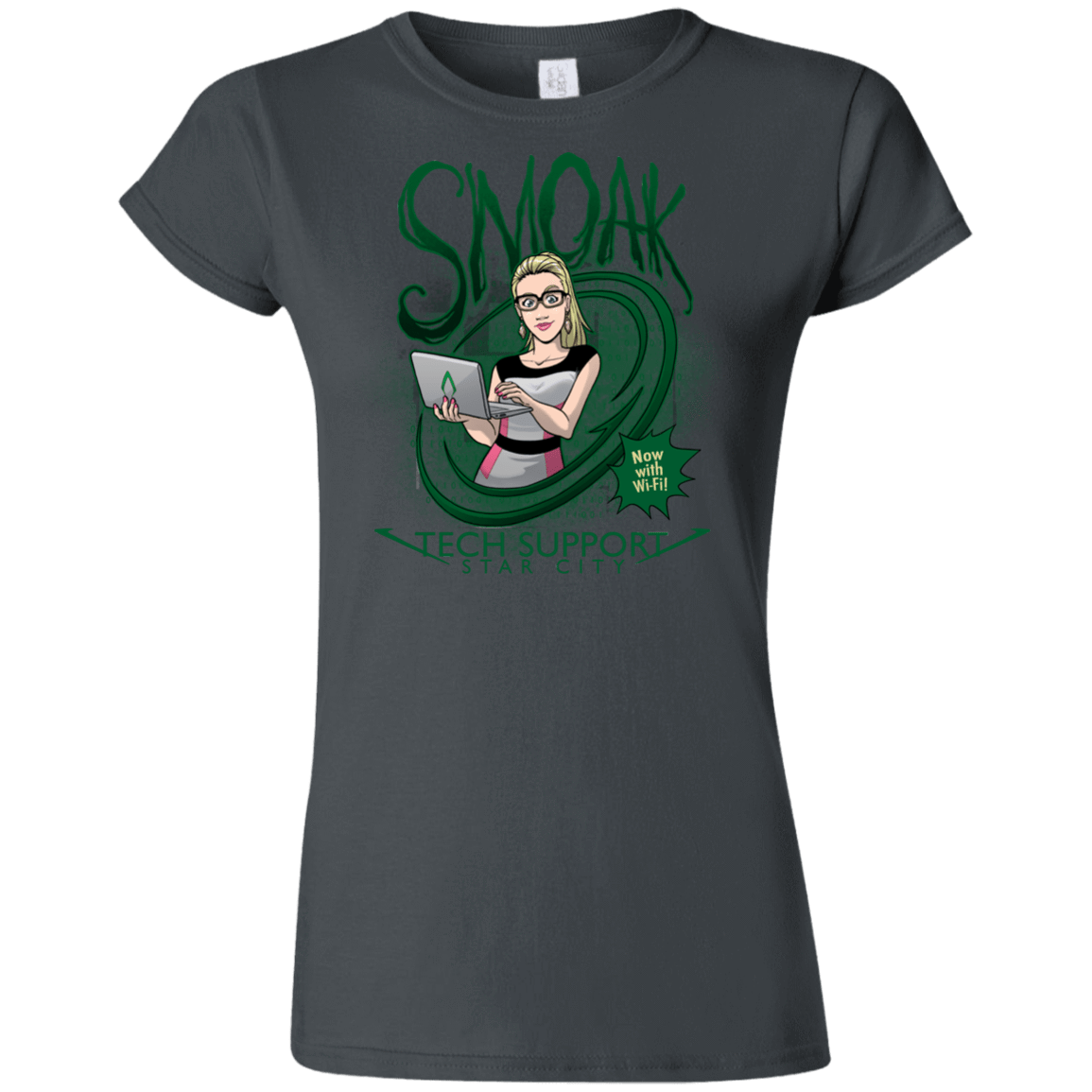 T-Shirts Charcoal / S Smoak Junior Slimmer-Fit T-Shirt