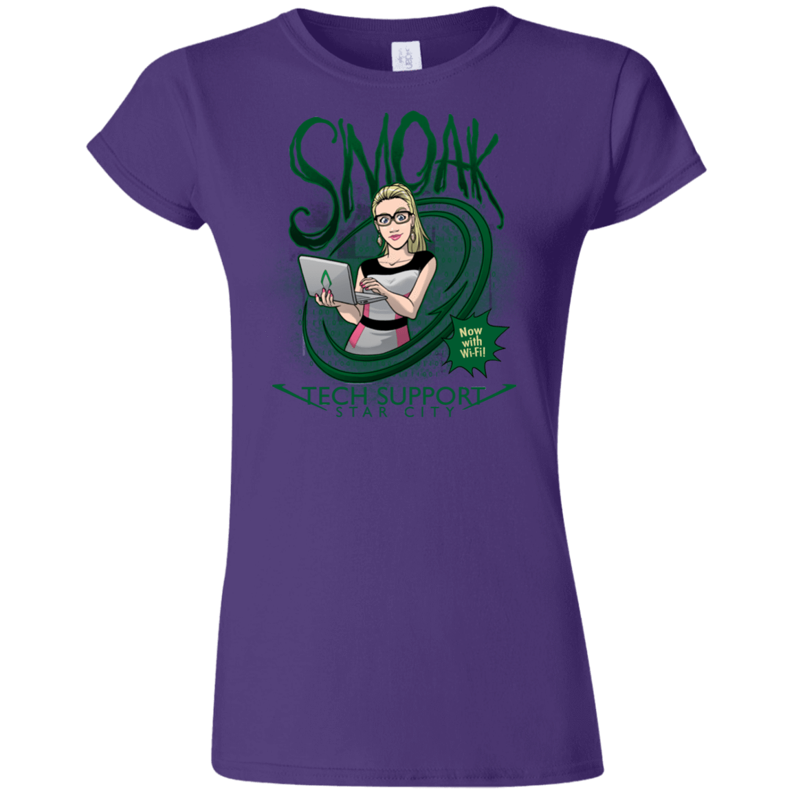 T-Shirts Purple / S Smoak Junior Slimmer-Fit T-Shirt