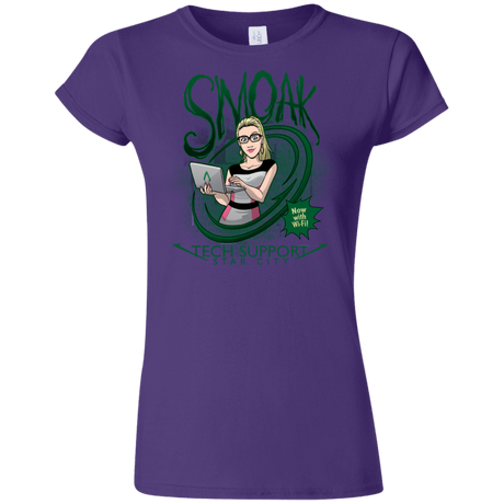 T-Shirts Purple / S Smoak Junior Slimmer-Fit T-Shirt