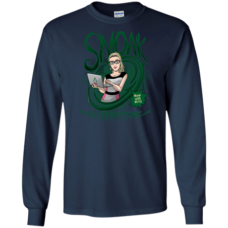 T-Shirts Navy / S Smoak Men's Long Sleeve T-Shirt