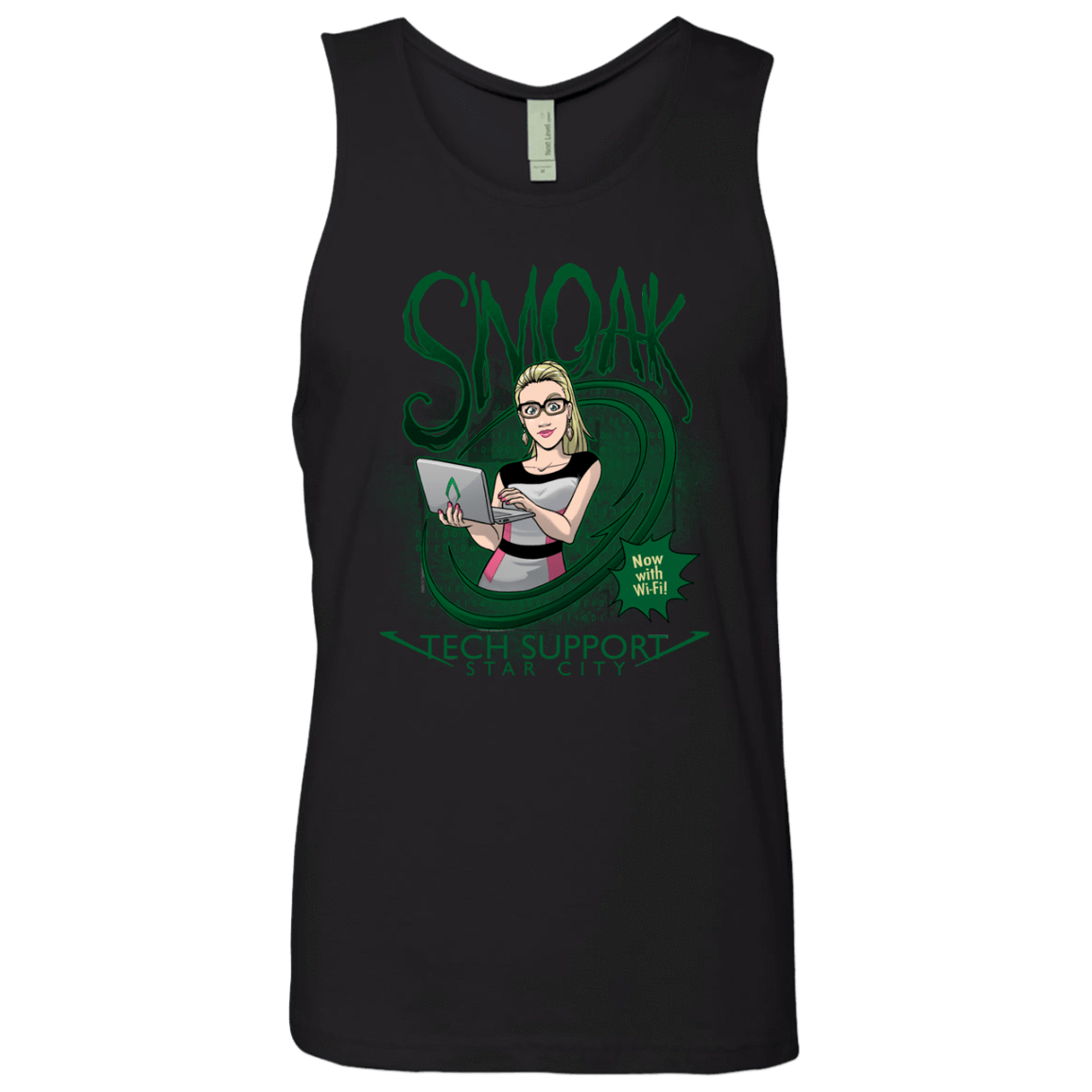 T-Shirts Black / S Smoak Men's Premium Tank Top