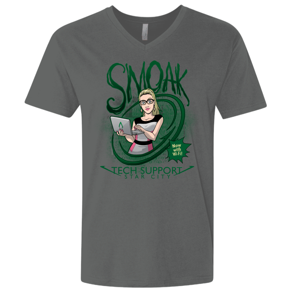 T-Shirts Heavy Metal / X-Small Smoak Men's Premium V-Neck