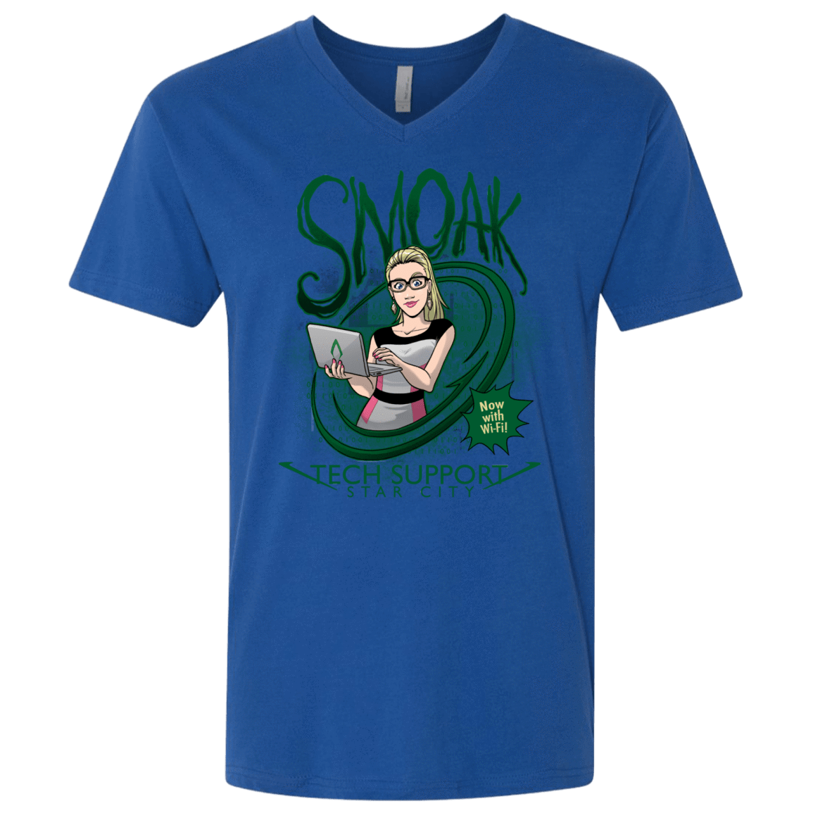 T-Shirts Royal / X-Small Smoak Men's Premium V-Neck