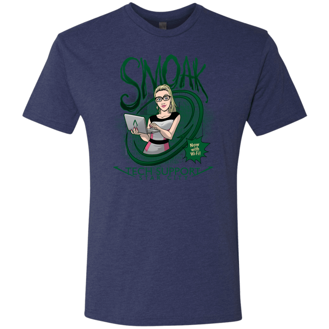 T-Shirts Vintage Navy / S Smoak Men's Triblend T-Shirt