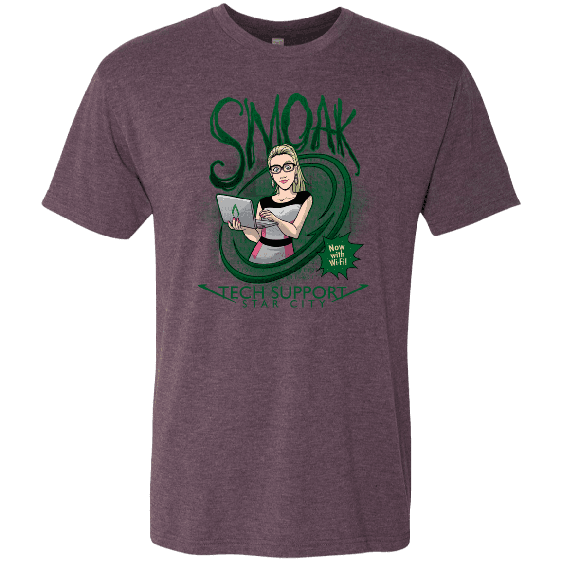 T-Shirts Vintage Purple / S Smoak Men's Triblend T-Shirt