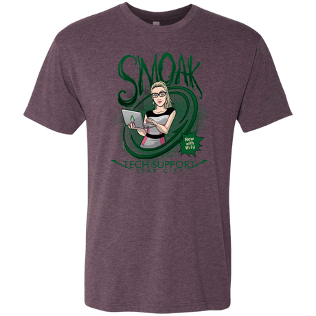 T-Shirts Vintage Purple / S Smoak Men's Triblend T-Shirt